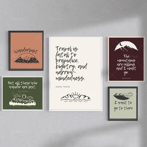 Travel Digital Art | Terracotta Art, Green Art, Travel Art, Wanderlust Art, Dorm Room Art, Boho Art, Gallery Wall, Poster Set