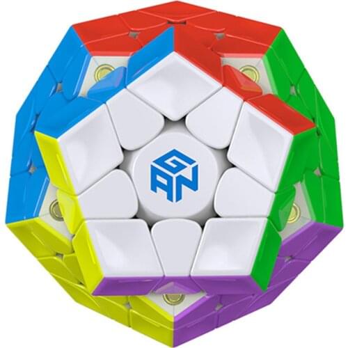 GAN 3x3 Magnetic Cube 3x3x3 Megaminxeds Cube Magnetic 3Layers Speed Cube Professional Puzzle Toys For Children Kids Gift Toy