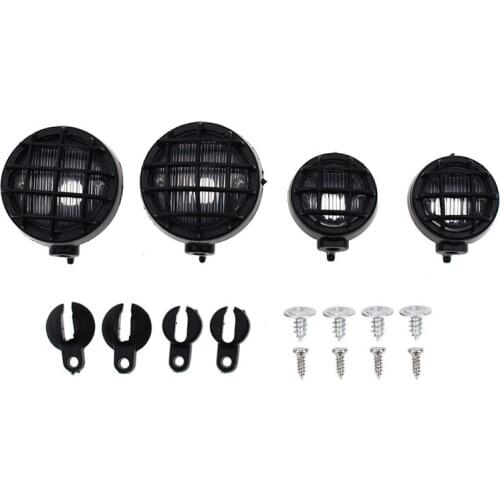 RC Car Round Lampshade / Light Cover for 1:10 RC Crawler Axial SCX10 D90 Tamiya CC01