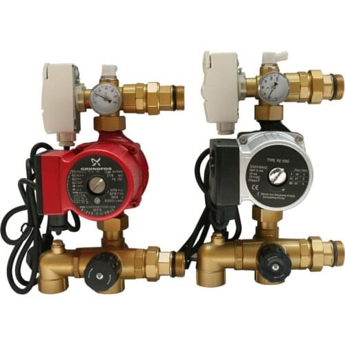 Floor heating control system Mixed water temperature control center automatic temperature control