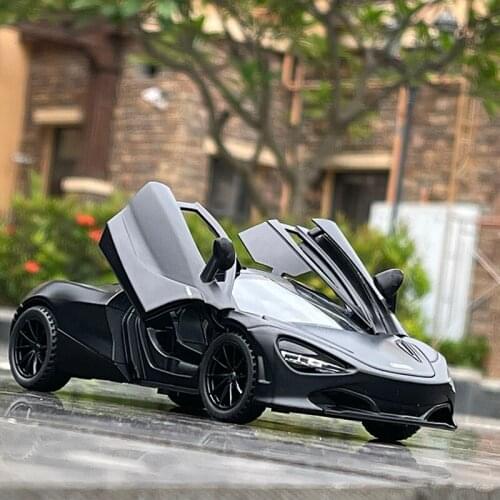 1/32 Mclaren 720s Alloy Super Car Model Metal Car Toys For Children Boys Sound And Light Diecasts Toy Vehicles Voiture Miniature
