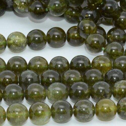 Natural Green Grossularite / Grossular Green Garnet Loose Round Beads 8.2mm