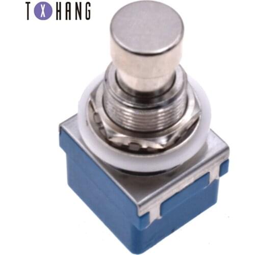 NEW 9-pin 3PDT Guitar Effects Pedal Box Stomp Foot Metal Switch True Bypass 9pin diy electronics