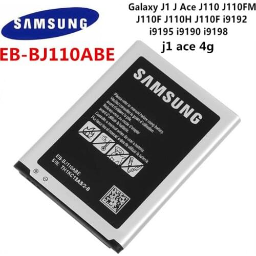 Original Battery EB-BJ110ABE 3G version For Samsung Galaxy J1 Ace j1 ace 4g bJ110 SM-J110F J110F J110H J110FM J1Ace J111 1900mAh