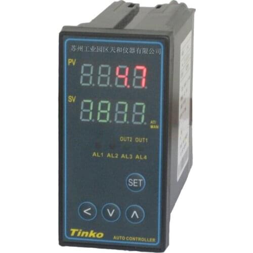 Tinko LED display PID fuzzy logic temperature controller for gas oven temperature checking