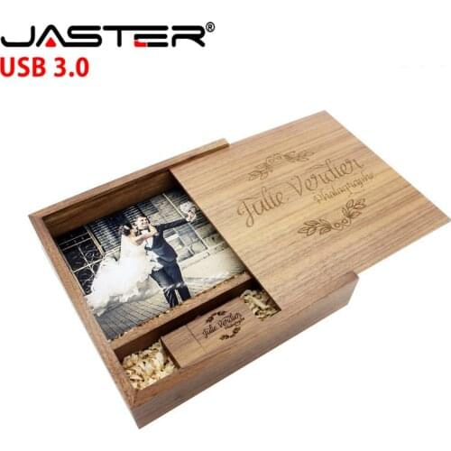 JASTERUSB 3.0 (over 1 PCS free LOGO) wooden guitar+box usb flash disk pendrive 4gb 16gb 32gb 64GB Photography customized gift