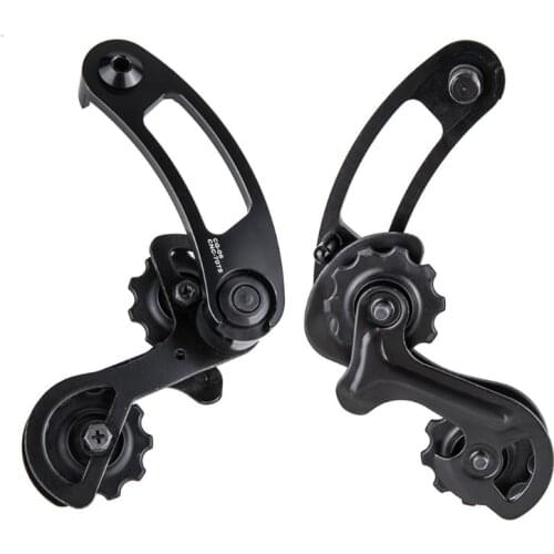 Bicycle Aluminum Chain Tensioner Adjustable Pulley Jockey Wheel Single Speed U2JB