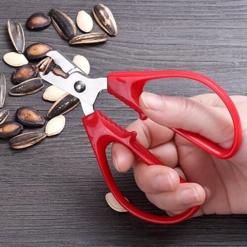 Stainless steel melon seeds clamp Peel melon seeds artifact shelled skinned opening tool Shell pliers opening device