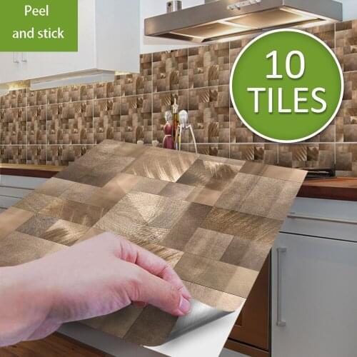 3D Wall Sticker for Living room Kitchen Bathroom Splashback Vinyl Wall Tile Stickers Transfers Wall Decals Room Home Decoration