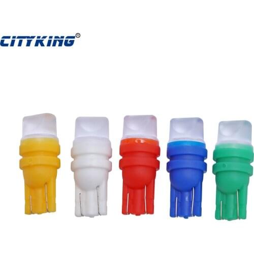 Free Shipping 500pcs T10 led 2smd 5730 SMD 1W Bulb T10 led Auto Instrument light W5W 168 Wedge Door Instrument Side Bulb Lamp