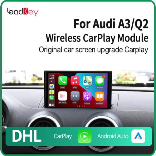 LoadKey & Carlinkit Decoder Android Auto Wireless CarPlay For Audi A3 S3 RS3 Q2 Q2L B9 Support AirPlay Mirrorlink Map Music Kit