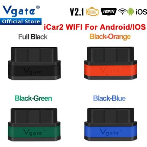 Professional Vgate iCar2 OBD2 scanner ELM327 WIFI auto diagnostic scanner OBDII Car code reader obd 2 ELM 327 V2.1 scan tool