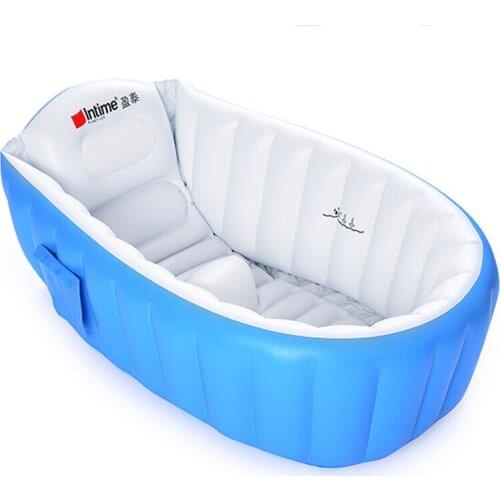 Intime Genuine Yt-226a Childrens PVC Indoor Inflatable Bathtub Baby Enlarged Bathtub Portable Outdoor Pool Swimming Pool