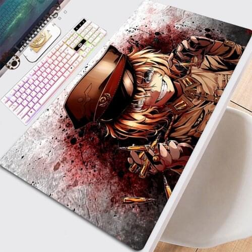 Youjo Senki Mouse Mat Pad on the Table Mousepad Speed Desk Mats Computer Gamer Gaming Room Accessories Carpet Keyboard Custom