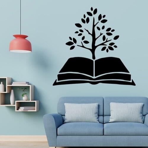 Hot Education BOOK Decals Nursery Wall Stickers Vinyl Art Decals For Kids Rooms Home Decor Wall Art Sticker Murals