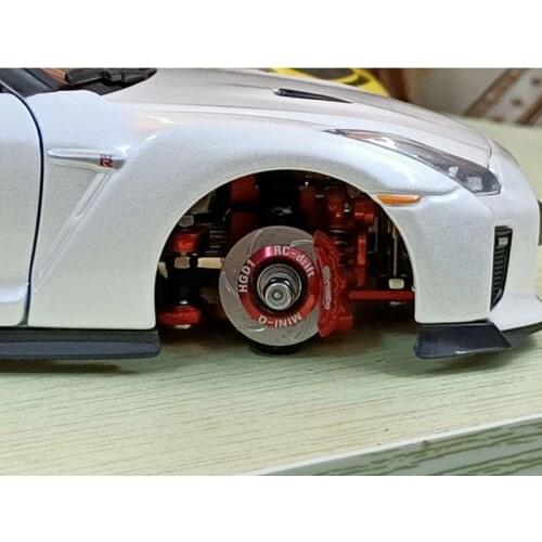 1/28 MINI-Q Metal decorative parts metal brake calipers brake discs for 1/28 MINI car WLtoy MINI-Q AMZ