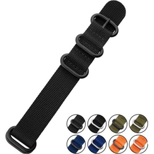 New For Suunto Core Nylon Diver Watch Strap Band Kit W Lugs 5-Ring PDV Clasp 20 22 24mm Zulu For Nato G10 + Tools