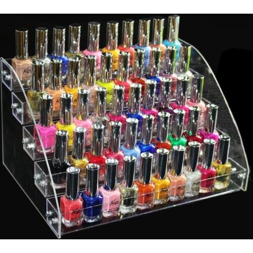 Nail Polish Varnish Organiser Holder Acrylic Presentoire Nail Salon Desk Storage Nail Polish Organizer Display Stand Accessories