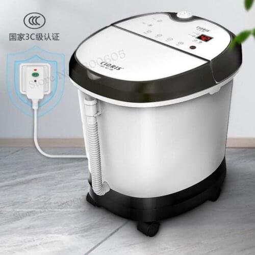 Mothers Day gift foot bath home automatic footbath barrel constant temperature high depth barrel footbath electric massage heat