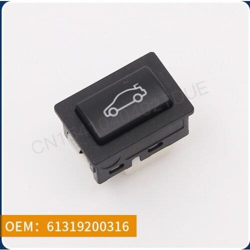Suitable for BMW 3/4/5/6 series F25/E89 trunk lid switch tail door switch button 61319200316 auto parts