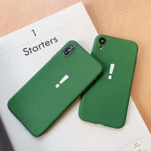 Simple Plain Phone Case Slim Frosted Soft TPU Back Cover For iPhoneX 8 7 6 6S Plus Matte Phone Case For iphoneXS XR XSMAX