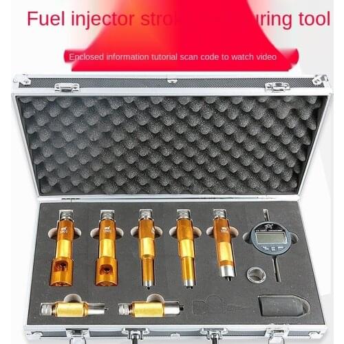 Fuel injector valve assembly/stroke measuring tool/common rail measuring instrument/EFI armature lift measuring table