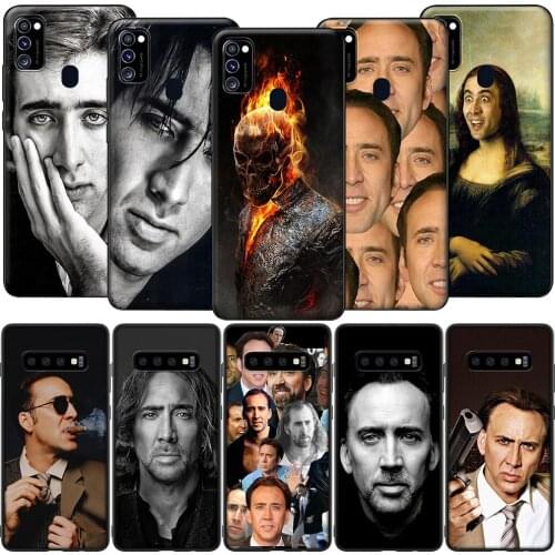 GX152 Nicolas Cage Silicone Soft Case for Samsung S6 S7 Edge S8 S9 S10 S10E S20 Fe S21 S21s S30 Ultra Plus Lite