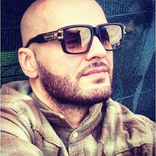 Square Sunglasses Men Women Hip Hop Mens Steampunk Sun Glasses Mens Super Star Square Celebrity Driving Sunglasses 098