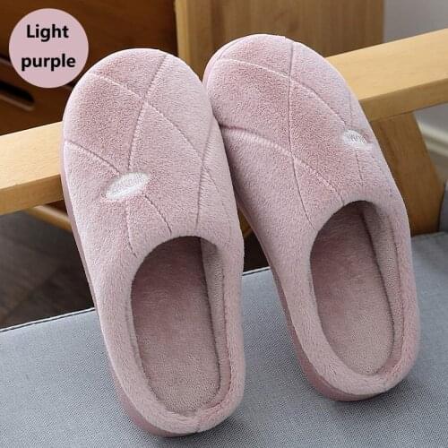 Candy colors slippers women shoes velvet warm indoor shoes woman slipper casual solid female slippers dropshipping plus size