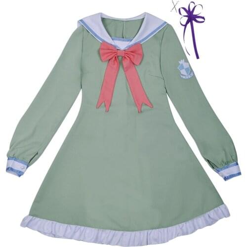Anime Re: Life a Different World from Zero Ram Rem Cosplay Costume Sailor Uniform School Uniform Halloween Costume for Women