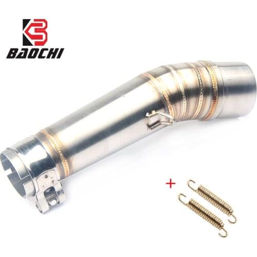 Motorcycle Exhaust Middle Link Pipe For NC700 NC750 2012 2013 2014 2015 2016 2017 Slip-On Linking Middle Pipe 2012-2017