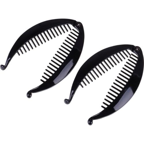 Hair Claws Clip Fish Shape Banana Barrettes Rubber finish hairpins Hair Accessories For Women Hair Clip Clamp