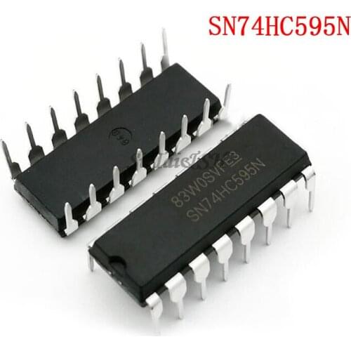 10pcs/lot SN74HC595N SN74HC595 74HC595N 74HC595 DIP-16
