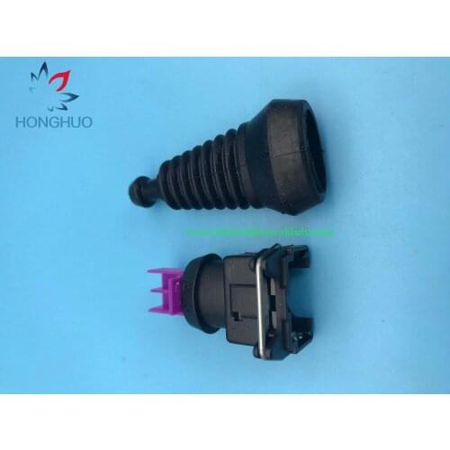 100sets black connector Fuel Injector Connector Plug Clip EV1 For Bosch DJ7021B-3.5-21