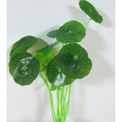 12 Fork With Stems Summer Lotus leaf Artificial Plants Fake Plant Wedding Flower Wall Background Home Pond Fountain Decoration