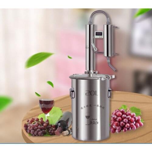 60L Wine Alcohol Ethanol Distiller Guzzle Moonshine Still Stainless Copper Home Brewing Kit