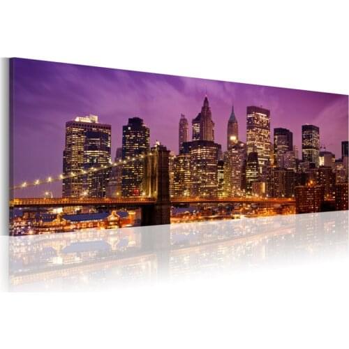 Large new york city night scenery 5d diy diamond painting cross stitch full mosaic diamond embroidery 5D art