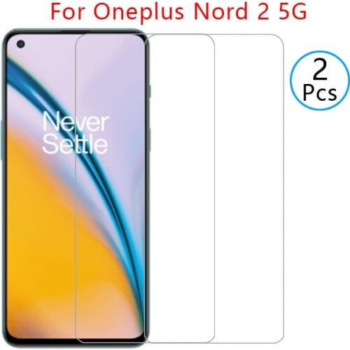 Case for oneplus nord 2 5g cover screen protector tempered glass on one plus nord2 6.43 protective phone coque bag oneplusnord2