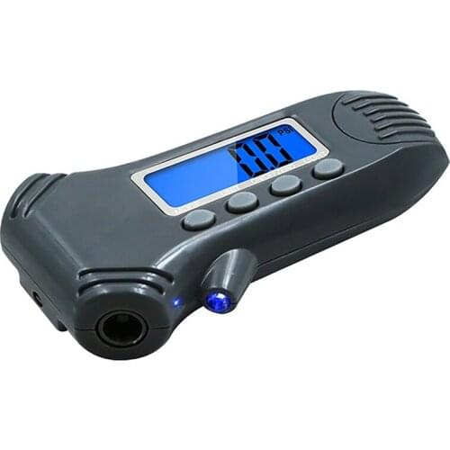 Tire Pressure Gauge Digital Tire Pressure Monitoring Tread Depth Pressure Measurement Backlit LCD for Auto Motorcycle