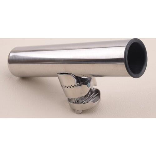 Fishing Rod Holder Clamp Bracket For Boat With 1-1/4'' to 2" Rail Fishing Stainless Steel Accessories