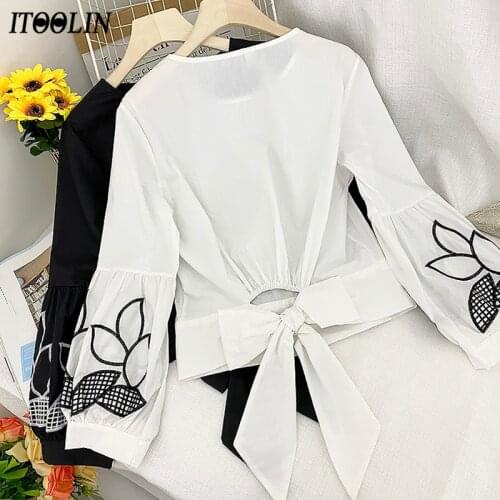 Блузки с вышивкой ITOOLIN China At AliExpress