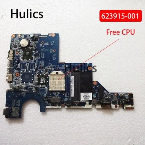 Hulics Original For CQ56 G56 CQ62 G62 Laptop motherboard 623915-001 623915-501 623915-601 DA0AX2MB6E1 board
