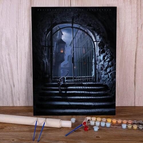 Woman Girl DIY Painting By Numbers Kit Acrylic Paints 50*70 Picture By Numbers Photo Home Decoration For Children Wholesale