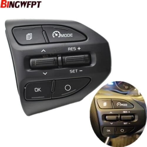 Steering RH Remote Cruise Control Switch For Kia RIO K2 Picanto 2017-18 steering wheel Buttons Bluetooth Phone Volume