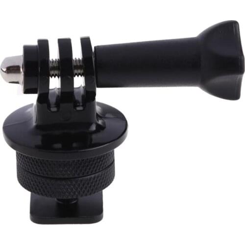 Professional Accessories 1/4 "Hot Shoe Adaptor With Tripod Mount Adapter For Camera GoPro Hero 1 2 3 3+ New