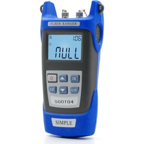 Simple OTDR 60Km Optical Fiber Ranger 1310/1550Nm SM Mini OTDR Optical Cable Breakpoint Locator Fiber Ranger with VFL