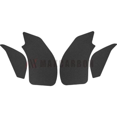 Anti skid sticker oil tank sticker is applicable to Ducati Street Fighter V4 v4s 2020 2021 black texture 3D