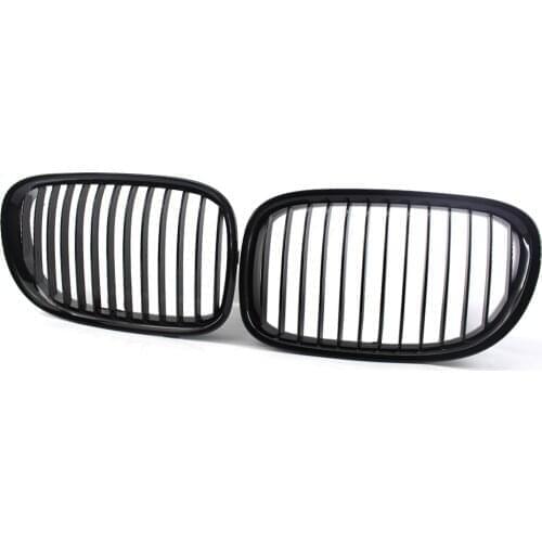 For BMW 7 Series F01 F02 730LI 740L 2009-2015 Kidney Grill Gloss Black Grille
