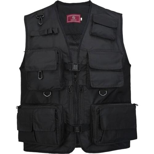 Fishing Jacket Quick-drying Mesh Vest Multi-Pocket Mesh Vest Outdoor Vest Multi Pocket Summer Mesh Vest