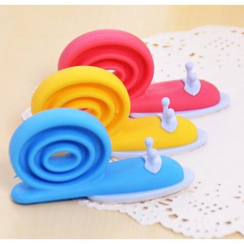 Cute Kawaii EVA Plastic Baby Safety Door Stopper Protector Children Kid Safe Snail Shape Door Stops Baby Care Random Color